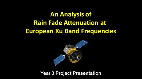 Third Year Project Presentation (Level 7)