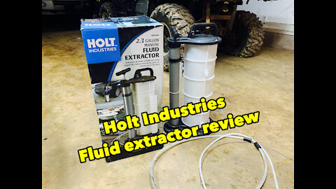 Holt Industries fluid extractor review