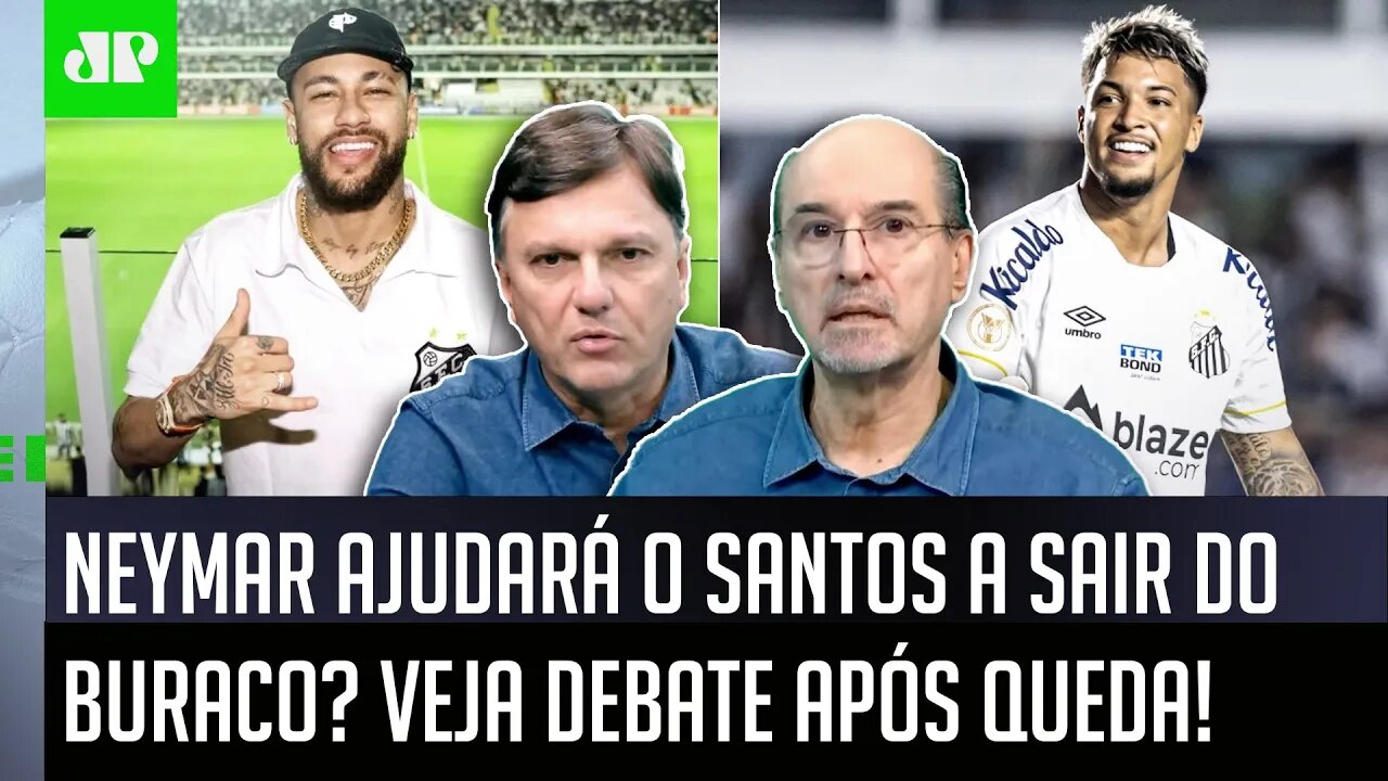 "Gente, se o Neymar DE FATO AJUDAR o Santos, ele irá..." FUTURO na Série B PROVOCA DEBATE!