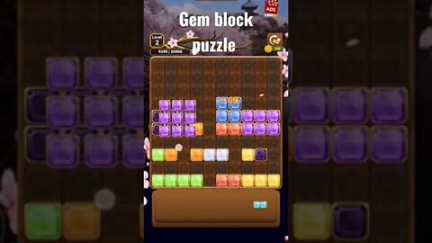 Gem block puzzle.#shorts