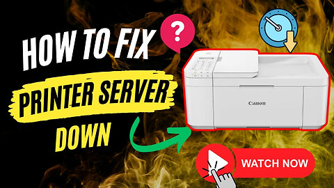 How to Fix Printer Server Down