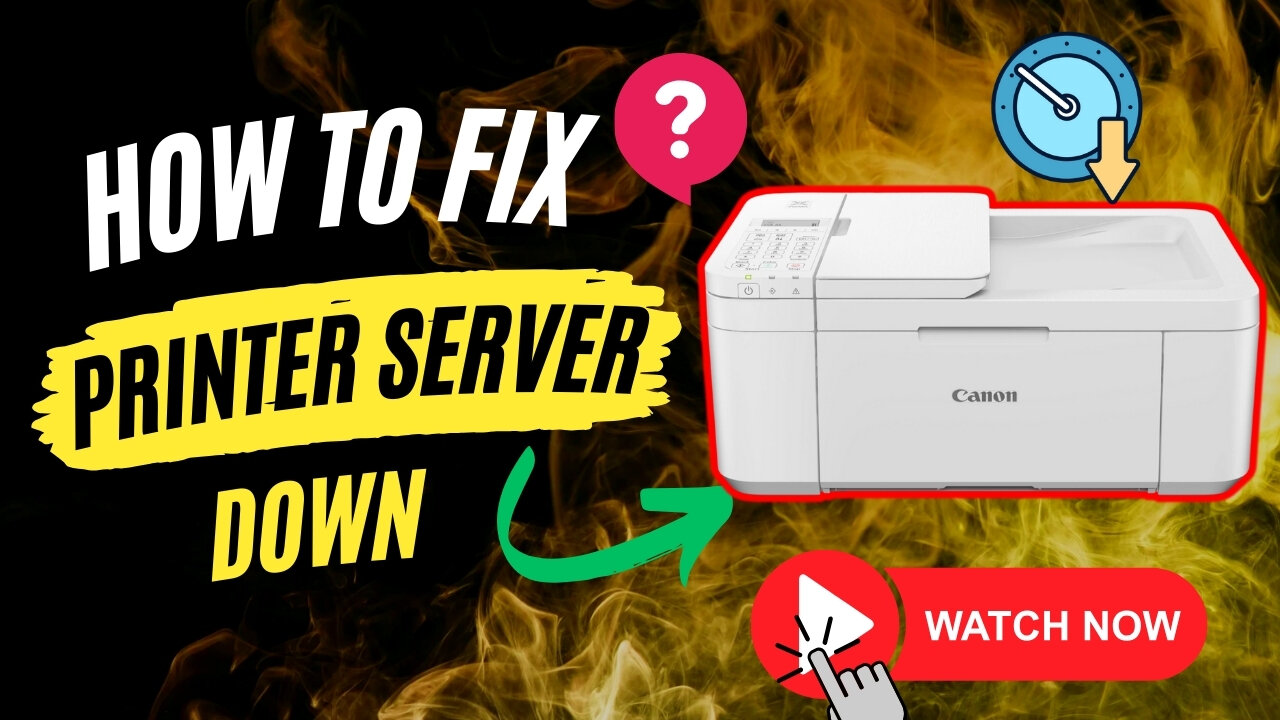 How to Fix Printer Server Down