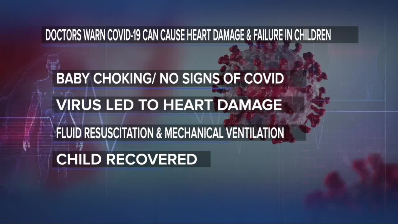 Doctors warn COVID-19 can cause heart damage and failure in children