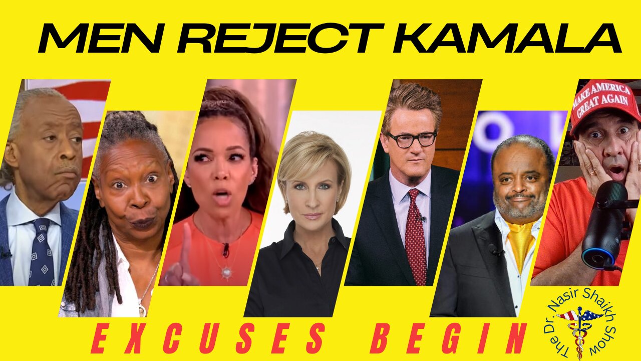 The View & Morning Joe PANIC Over Men REJECTING Kamala Harris - MEN Support Continues To IMPLODE