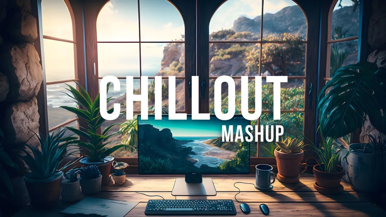 🌊🎧Oceanside Escape Chill: Soothing Tunes for Focused Work