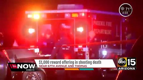 Reward being offered for info in Phoenix shooting