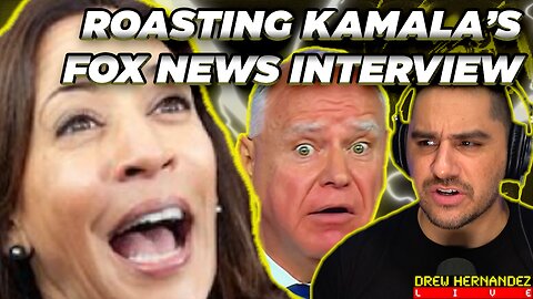 ROASTING KAMALA'S BIG GIRL FOX NEWS INTERVIEW