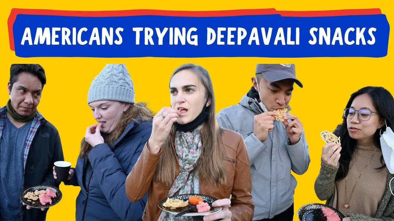 Americans trying Malaysian murukku for the first time | Deepavali 2020