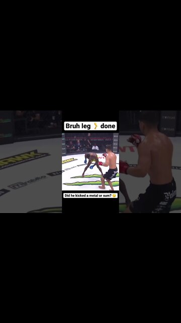 DAMN BRUH LITERALLY KICKED A METAL! 😱 #shorts #viral #youtubeshorts #subscribe #reels #mma