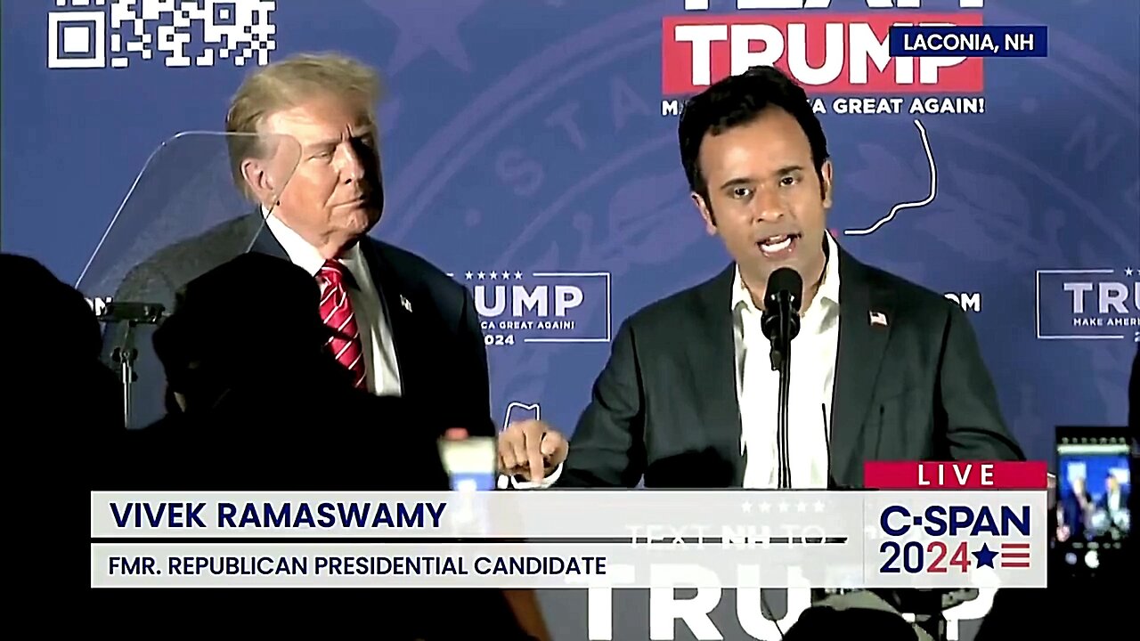 Donald Trump on Vivek Ramaswamy - "It's amazing the way you can like somebody when you win"