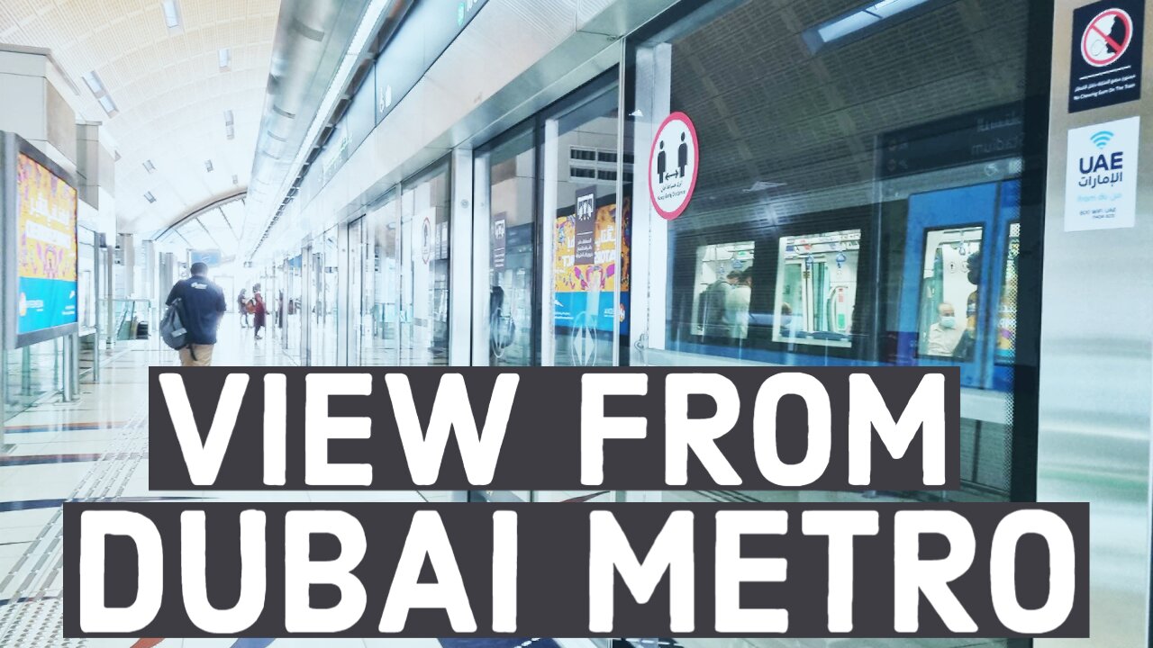 Dubai Metro - View from Dubai Metro