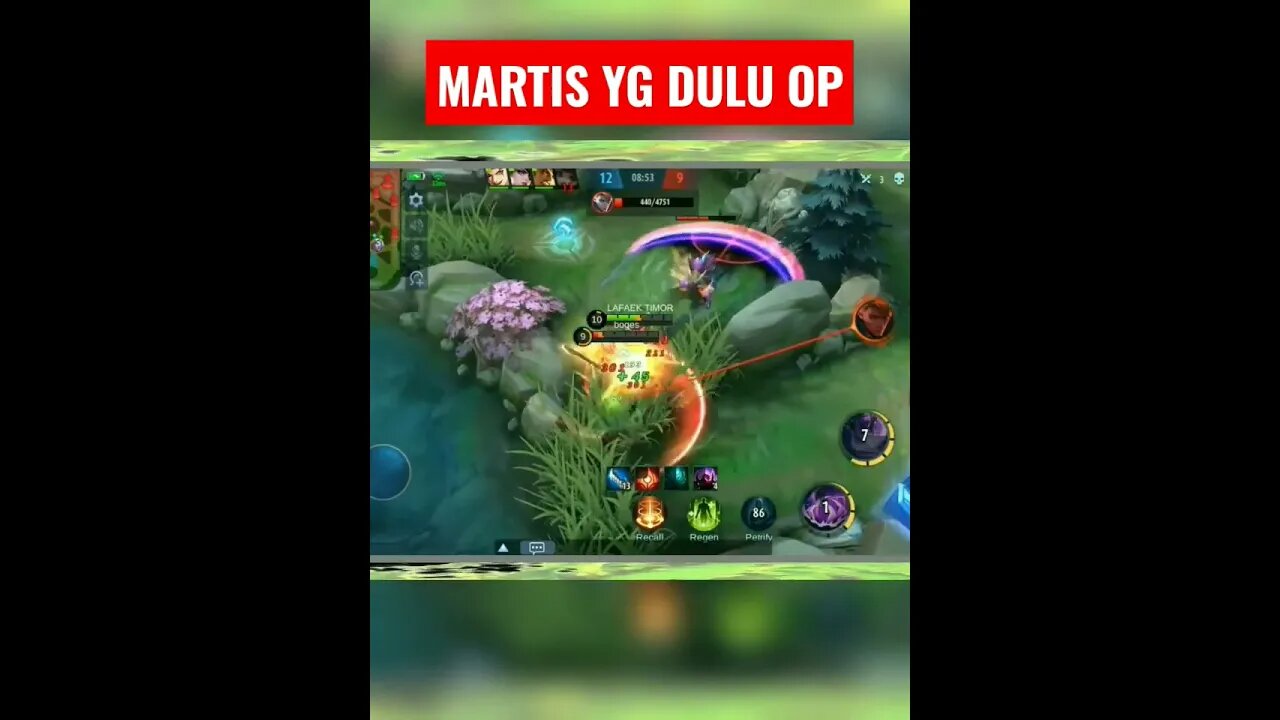 MARTIS YG DULU #mlbb #mobilelegend #mobilelegendsgame #ml #martis #tokogame #omletarcade #codashop