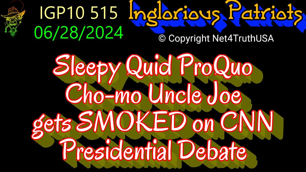 IGP10 515 - Sleepy QPQ Cho-mo Uncle Joe gets SMOKED on CNN Debate