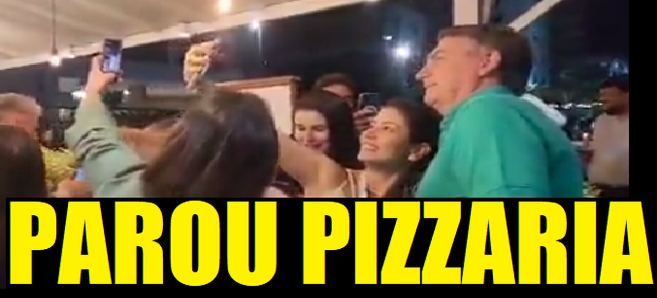 JAIR BOLSONARO PARA PIZZARIA NO RIO DE JANEIRO