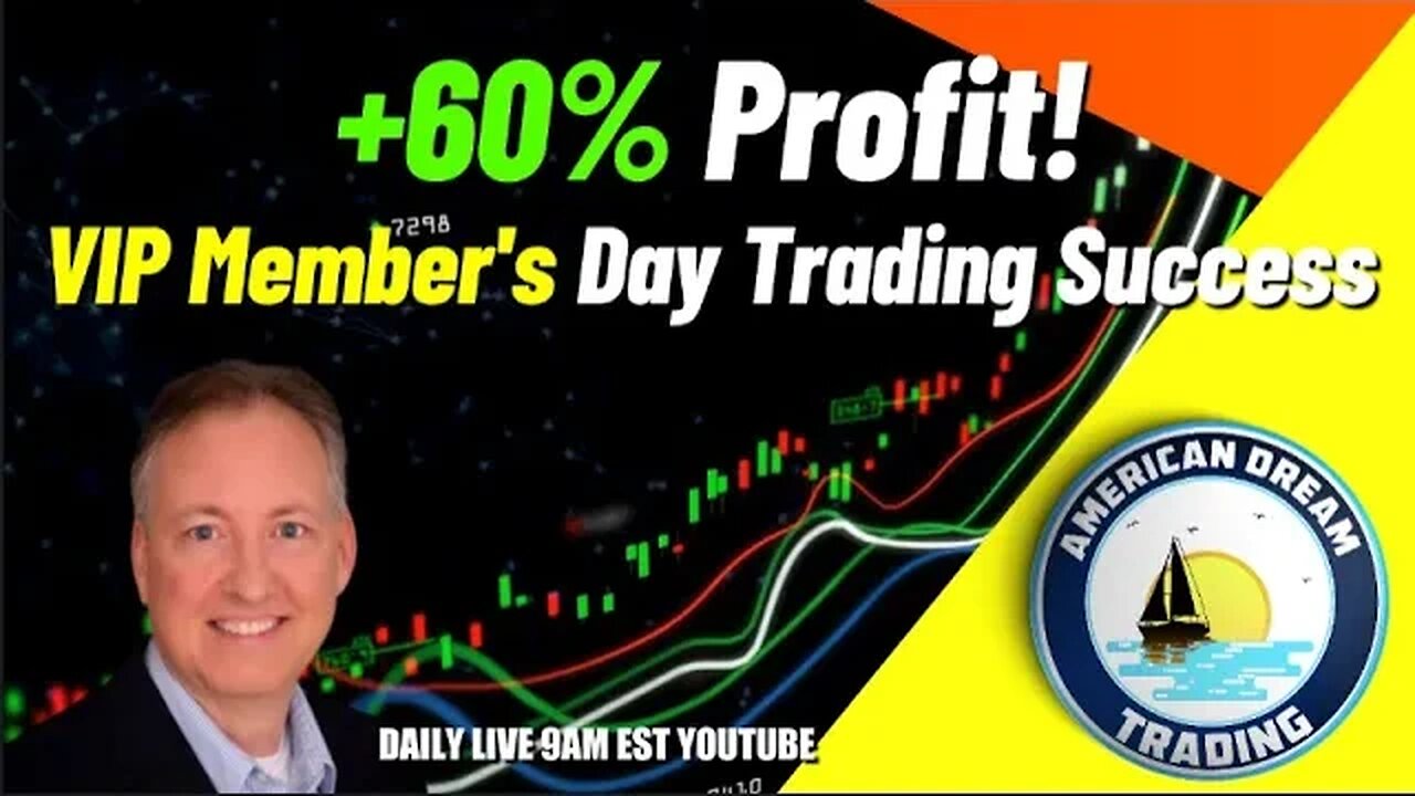 VIP Member's Road To +60% Profit - Day Trading Success In The Stock Market