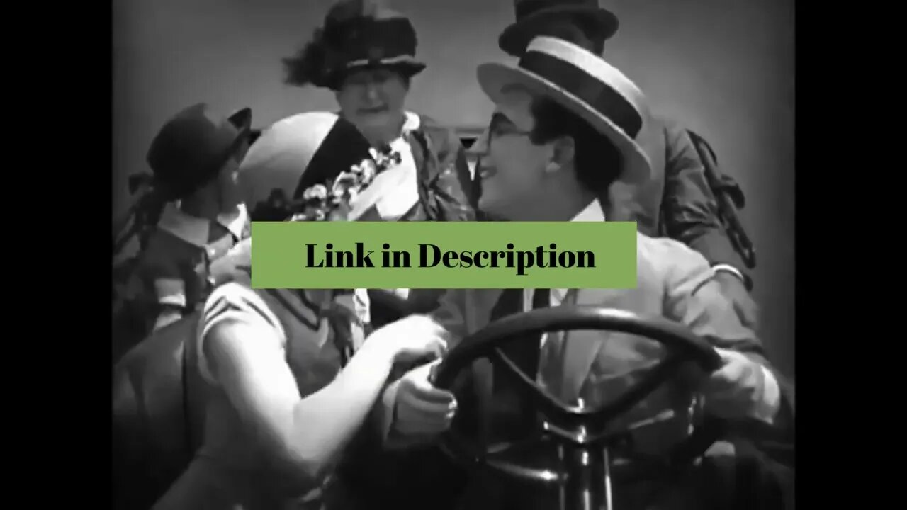 This Silent Comedy, A Man (Harold Lloyd) Is Distracted At The Wheel By, Harold Lloyd, silent comedy,