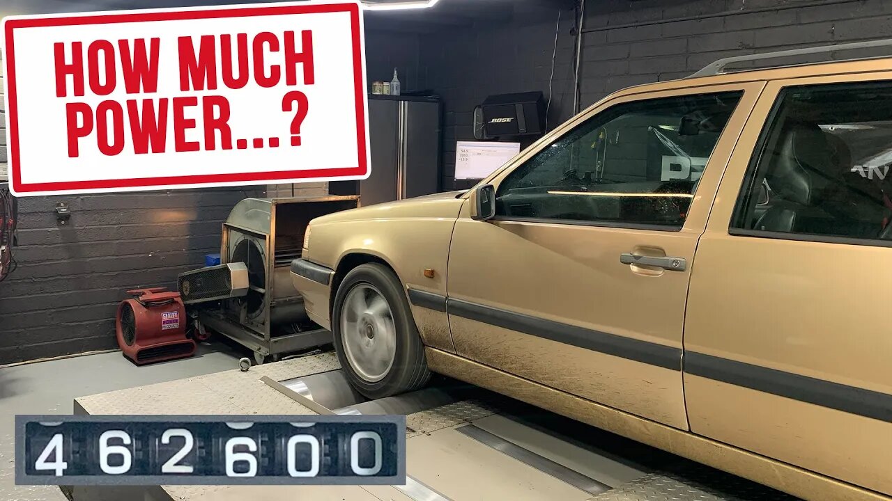 How much power has my 460,000 mile Volvo 850 T5 lost? Dyno Day.