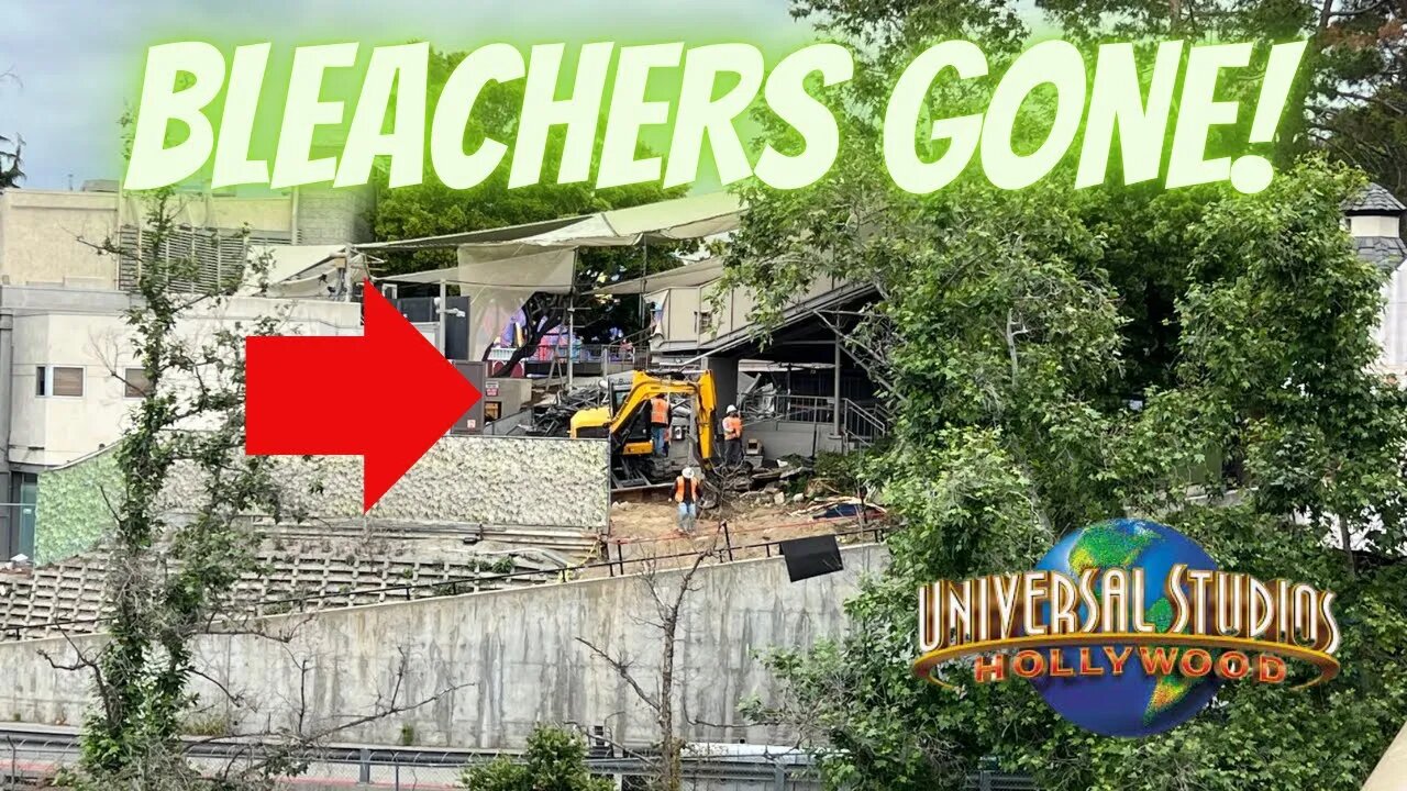 Demolition is Rapidly Progressing On Animal Actors! | Universal Studios Hollywood!