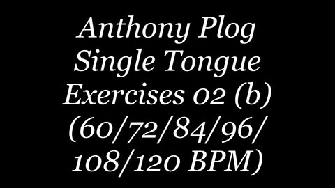 Anthony Plog - Method for Trumpet - Book 4 Single Tongue Exercises 02(b)