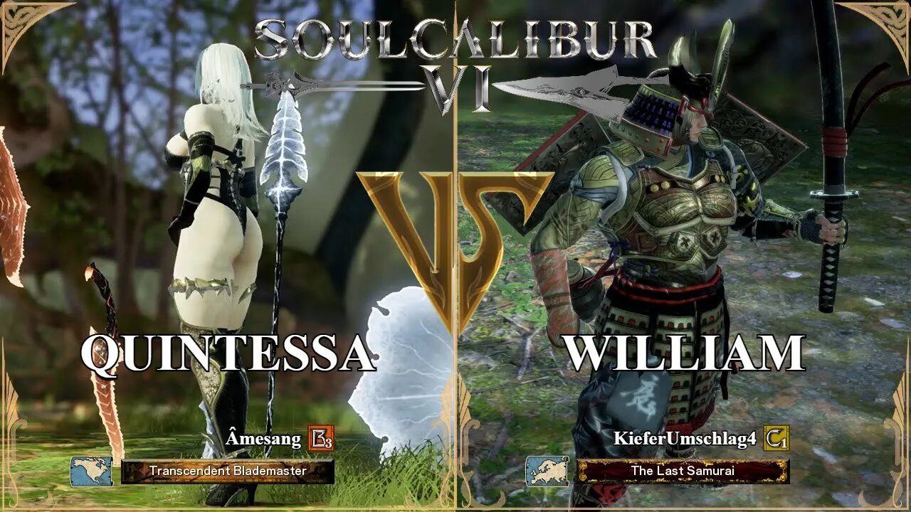 SoulCalibur VI — Amesang (Quintessa) VS KieferUmschlag4 (William) | Xbox Series X Ranked