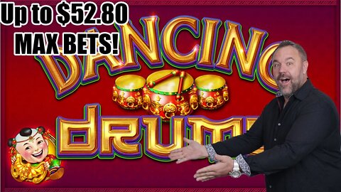 Dancing Drums - Up to $52.80 Max Bets - Circa Hotel & Casino - Jackpot Hand Pay