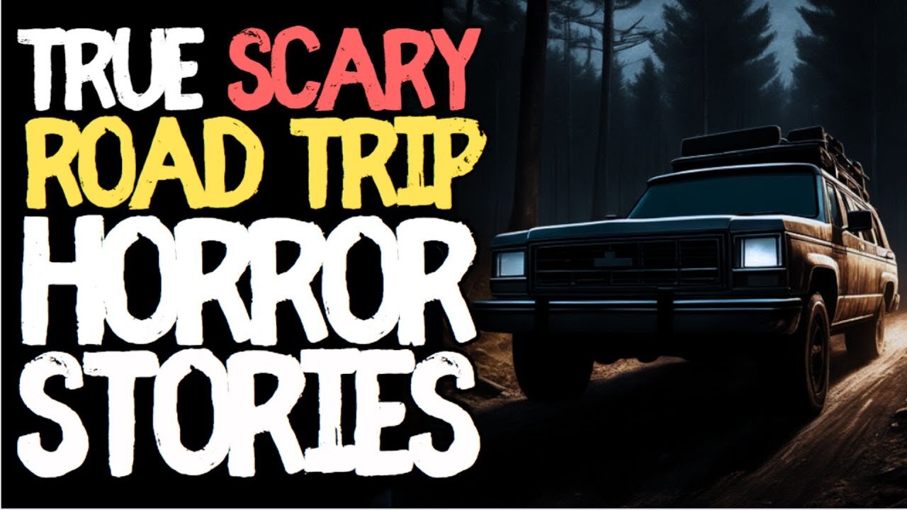 90 mins of True Road Trip Scary Horror Stories for Sleep | Black Screen Ambient Rain Sounds