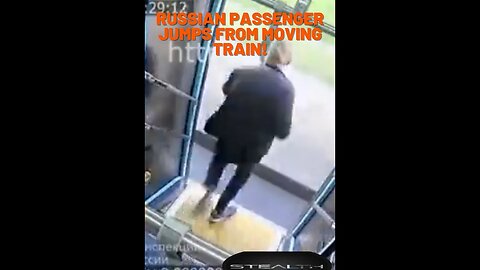 Passenger Jumps off train in Russia 1