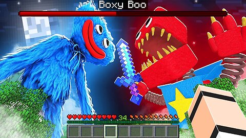 BOXY BOO VS HUGGY WUGGY! (Minecraft)