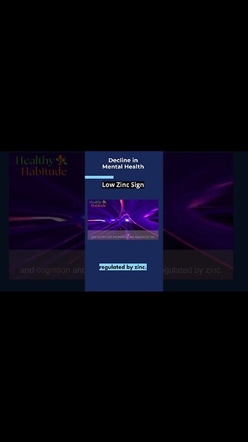 Mental Health and Zinc #shrots