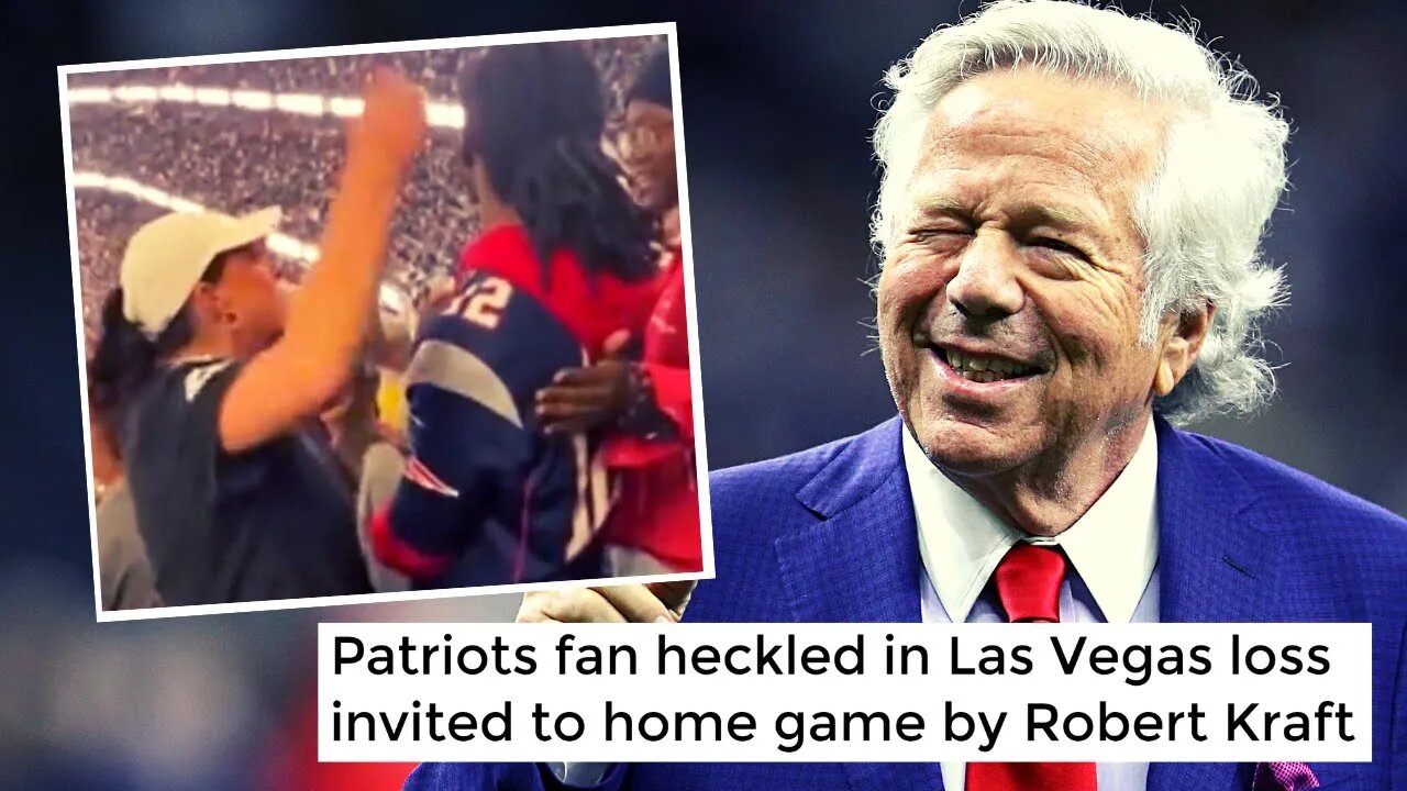 Patriots Fan Who Was HARASSED By Raiders Fan In Viral Video Gets Big Surprise From Robert Kraft