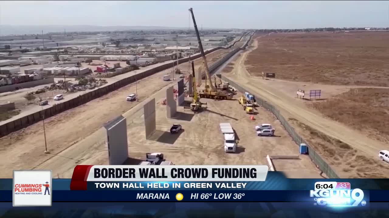Border wall crowd funding group to hold town hall in Green Valley
