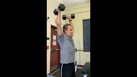 Dumbbell overhead press