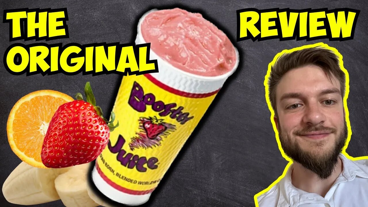 Booster Juice THE ORIGINAL Smoothie Review