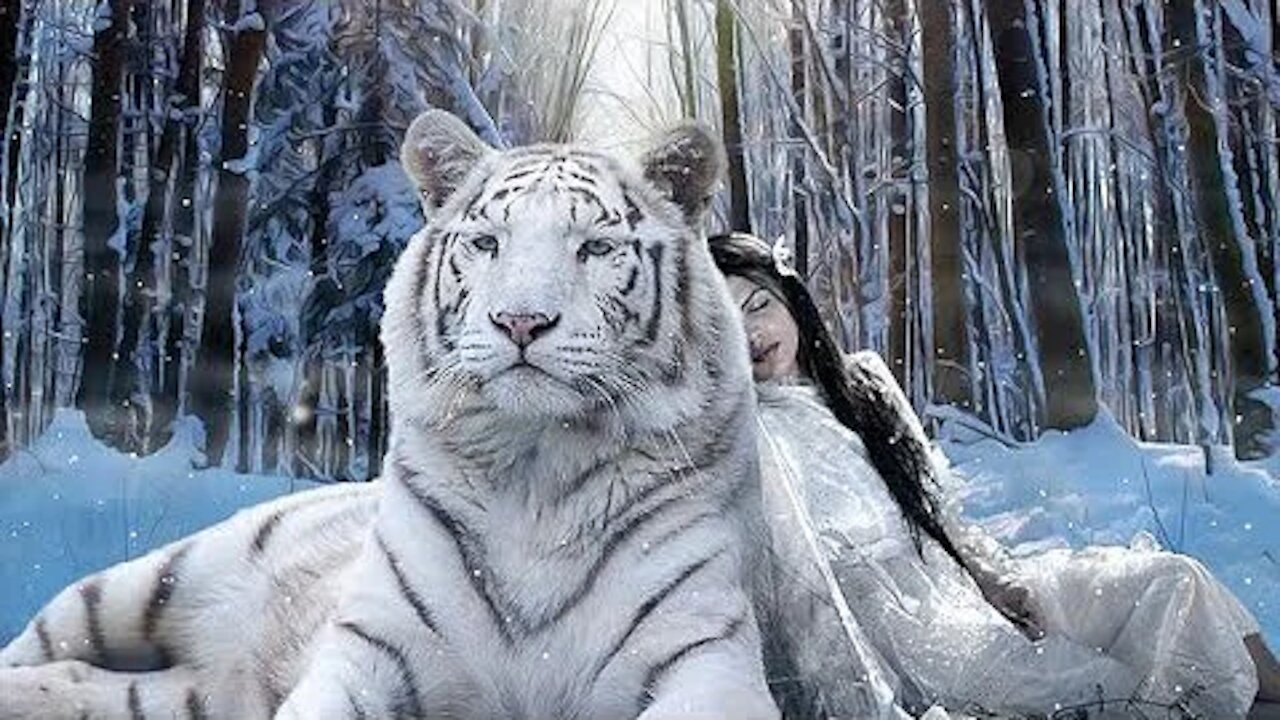 Beautiful White Tiger Nature Video Status