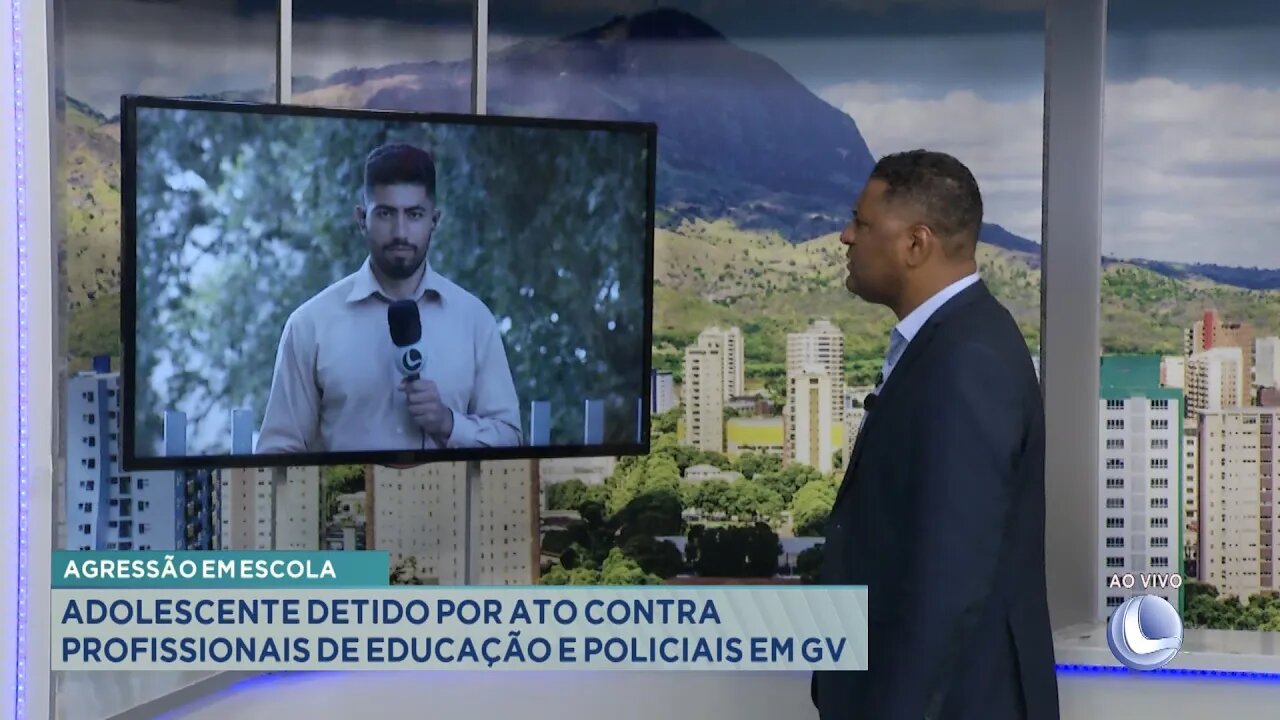 Agressão em Escola: Adolescente Detido por Ato Contra Profissionais de Educação e Policiais em GV.