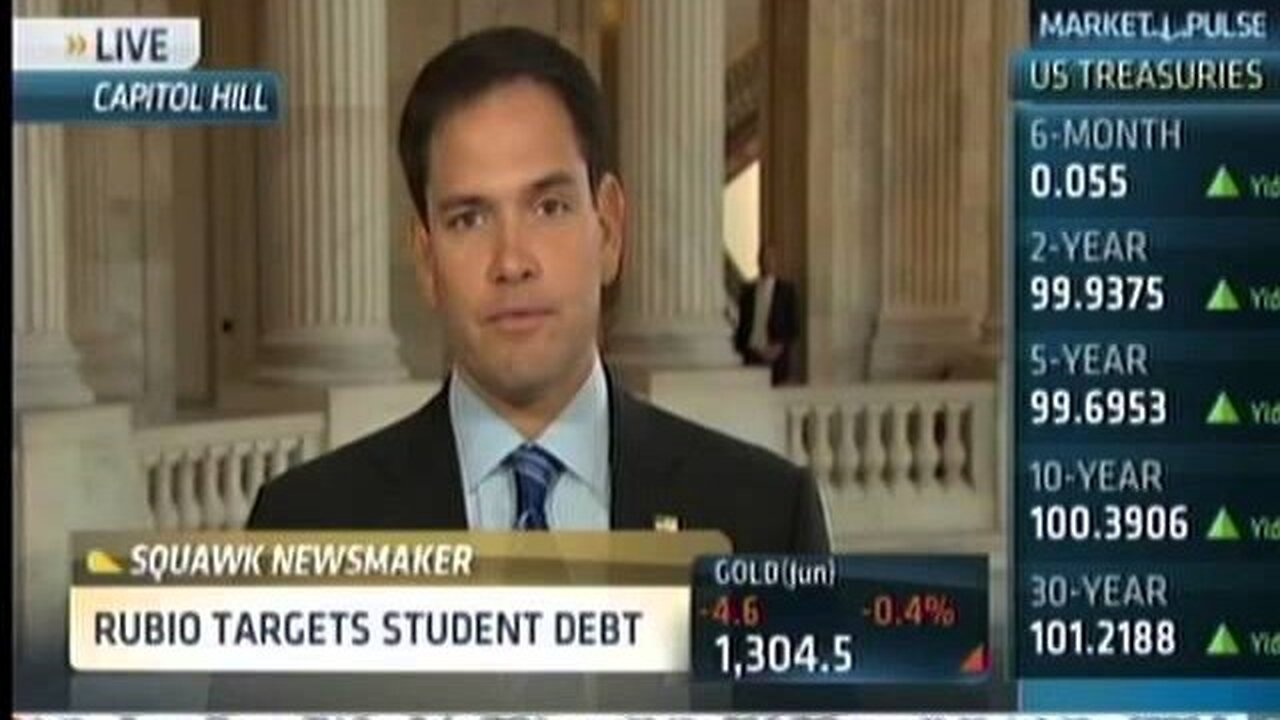 Rubio Pushes Legislation For Alternative Higher Education Funding On CNBC