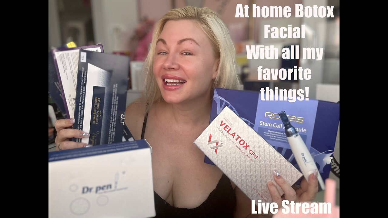 Live At Home Botox Facial with All my FAVORITE THINGS! AceCosm.com and Code Jessica10 Saves