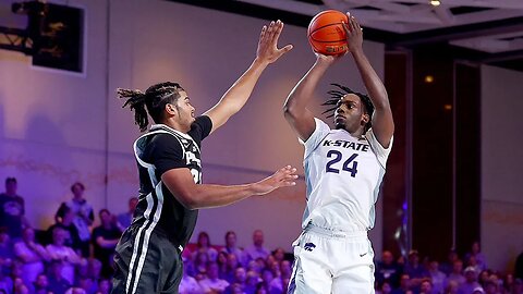 Kansas State Basketball | Arthur Kaluma & Tylor Perry Press Conference | K-State 73, Providence 70