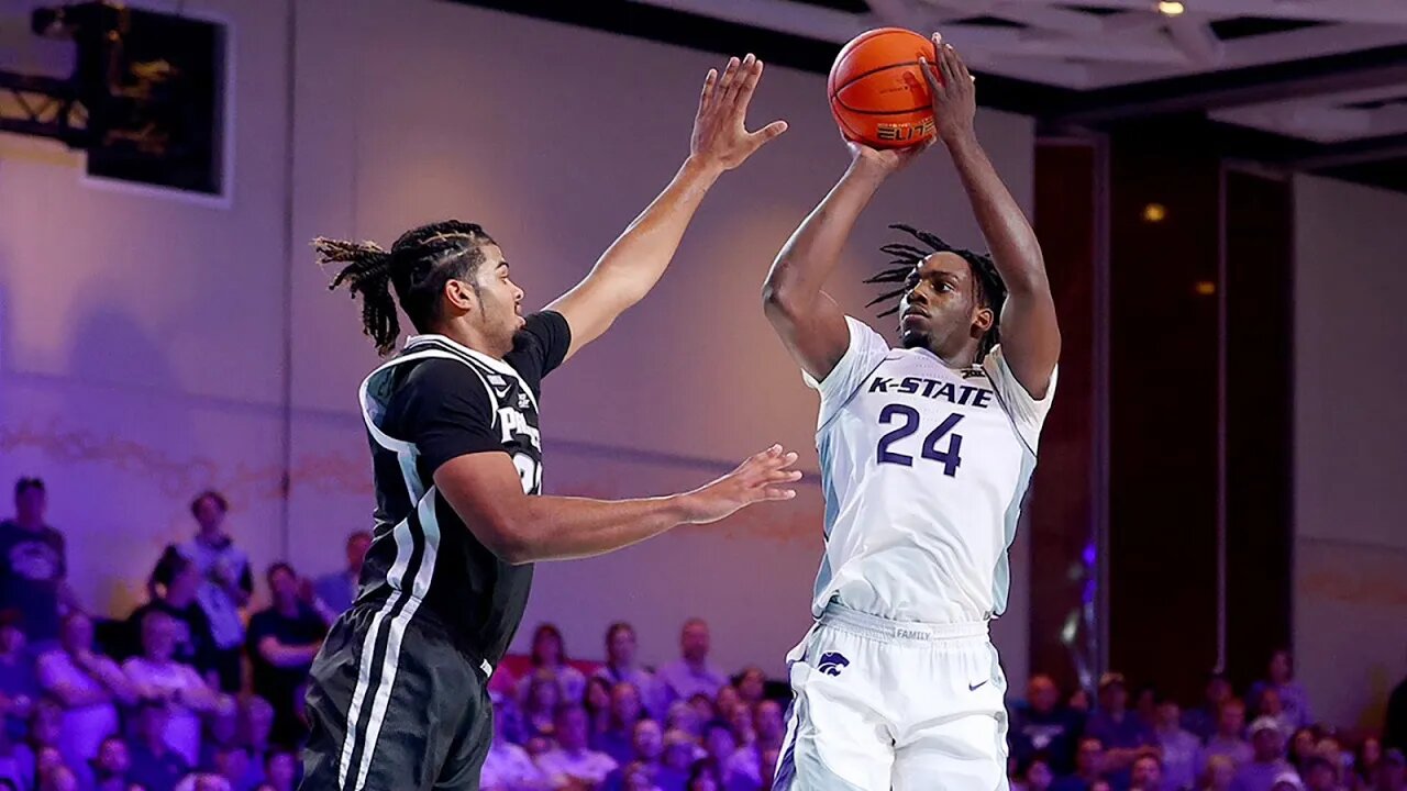 Kansas State Basketball | Arthur Kaluma & Tylor Perry Press Conference | K-State 73, Providence 70