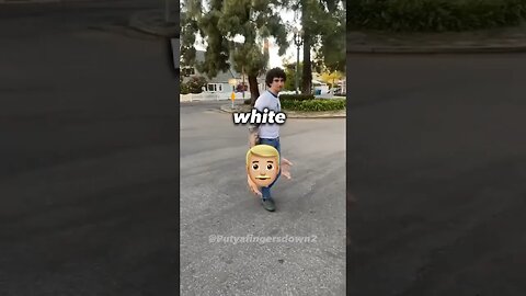 Put a finger down: WHITE PERSON edition