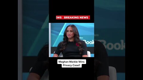 Breaking News! Meghan Markle Has Won Her Court Case! #shorts