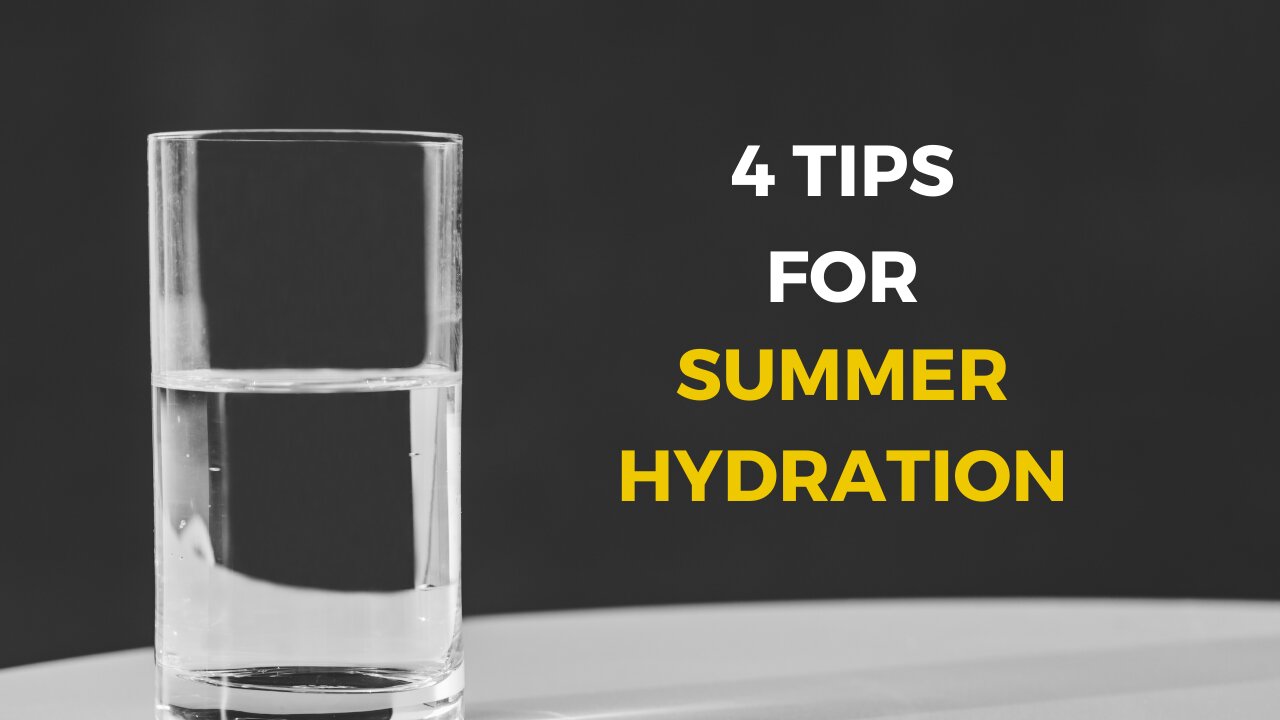 4 Tips to Stay Hydrated