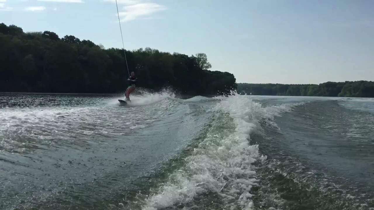 Stephanie Wakeboarding - May 28, 2016