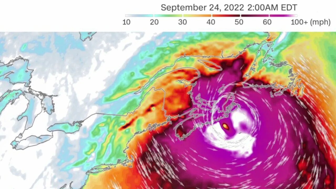 Hurricane Fiona - Report from the Path, Hurricane Watch - Maritimes