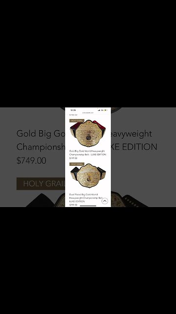 Where Can You Buy The Best Big Gold Belts?!? #shorts