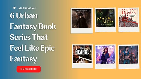 6 Urban Fantasy Books Series that Feel like Epic Fantasy