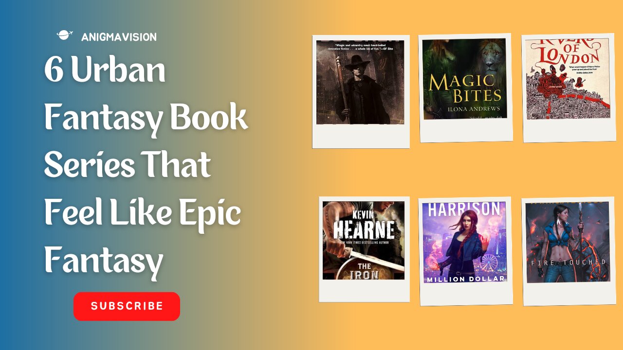 6 Urban Fantasy Books Series that Feel like Epic Fantasy