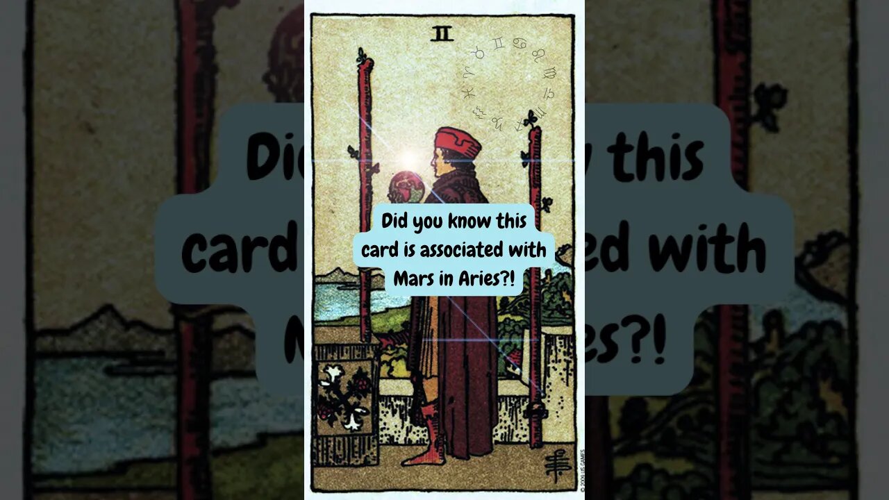 Ever Wondered What The 2 OF WANDS Tarot Card REALLY Means? Pt. 1 #shorts #tarot #inspiration