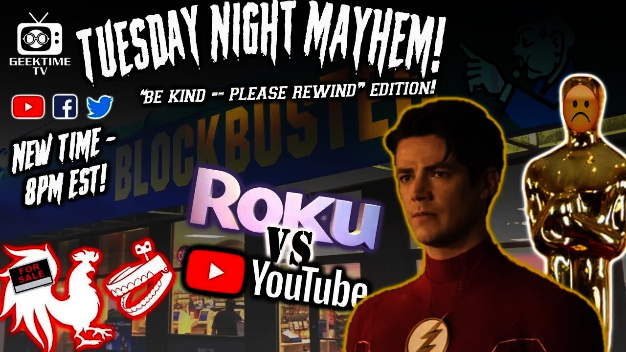 Oscars Flop | Roku vs YouTube | Grant Gustin Leaving The Flash? | VHS Embezzlement