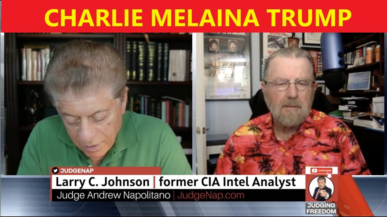 JUDGING FREEDOM W/ FMR CIA ANALYST LARRY JOHNSON. WHAT THEY SAID B4 IRANIAN MISSLE STRIKE